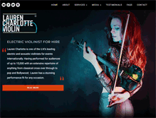 Tablet Screenshot of laurencharlotteviolin.com